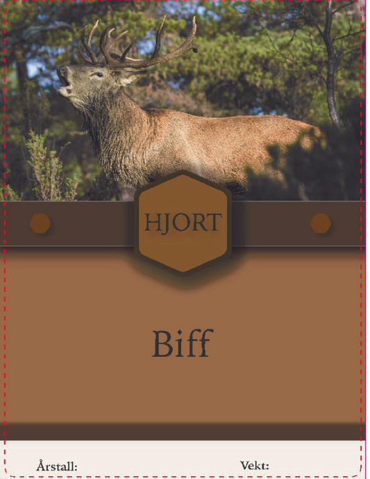 Hjort Biff 10 stk