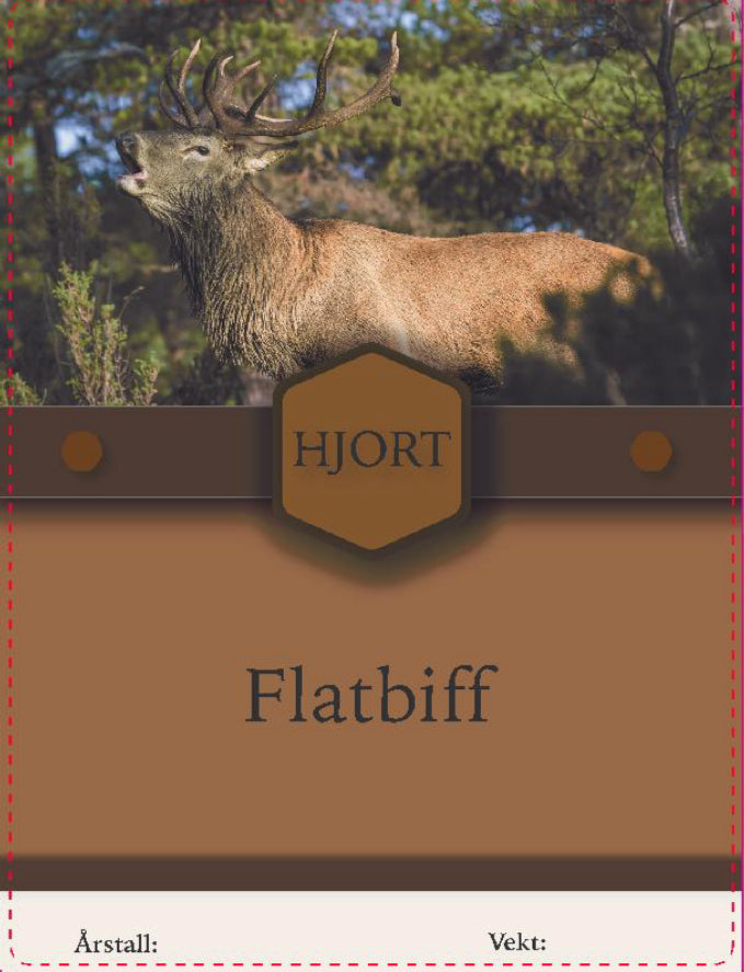 Hjort Flatbiff 10 stk