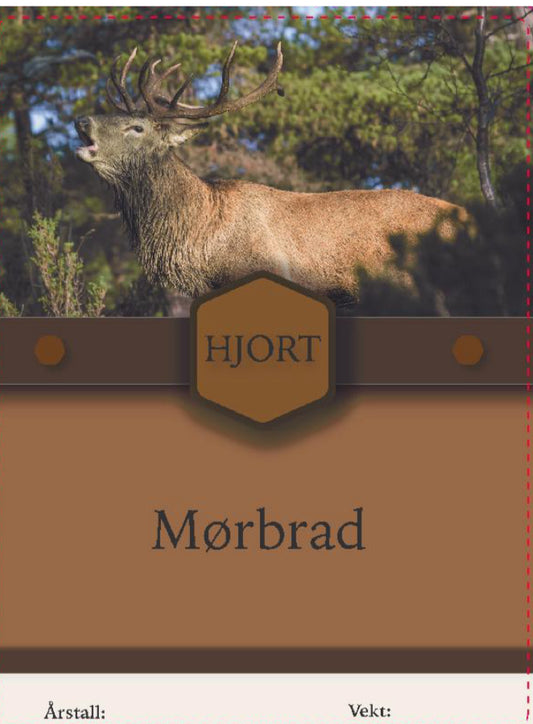Hjort Mørbrad 10 stk