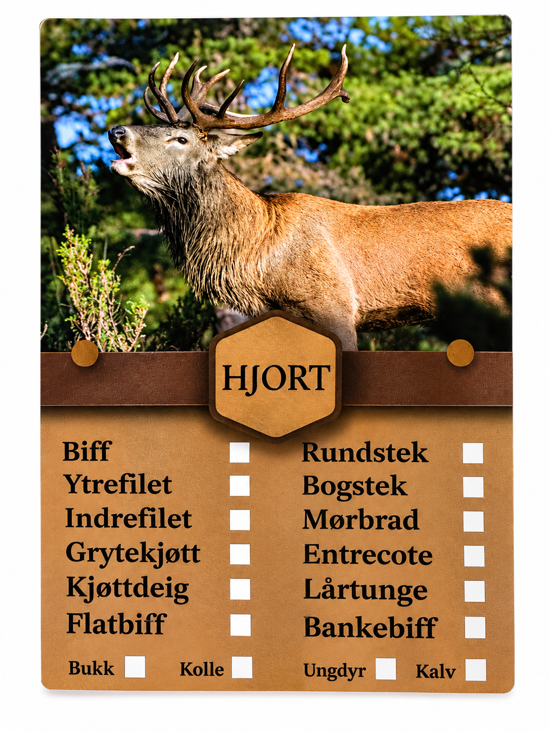 Hjort Merkelapper