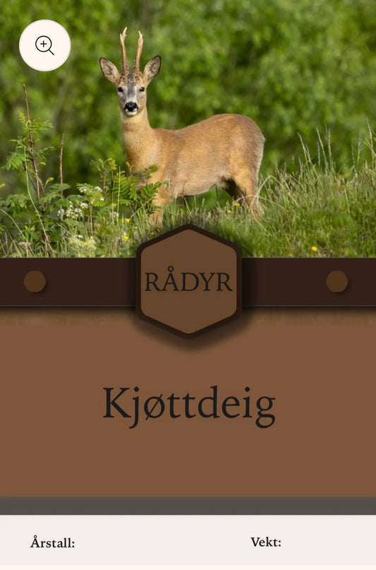Rådyr kjøttdeig 500