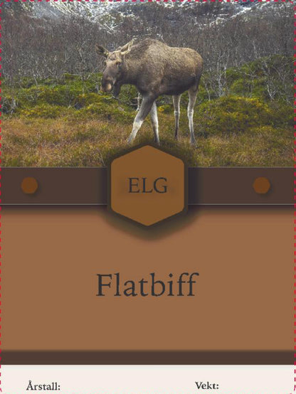 Elg merkelapper/klisterlapper