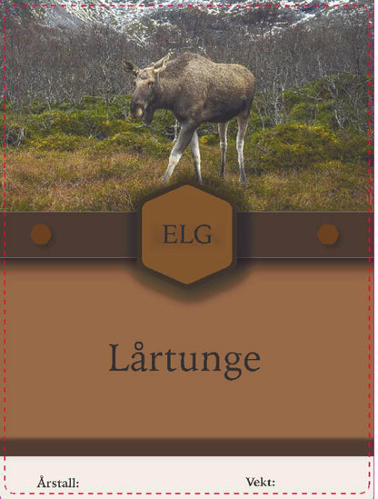 Elg merkelapper/klisterlapper