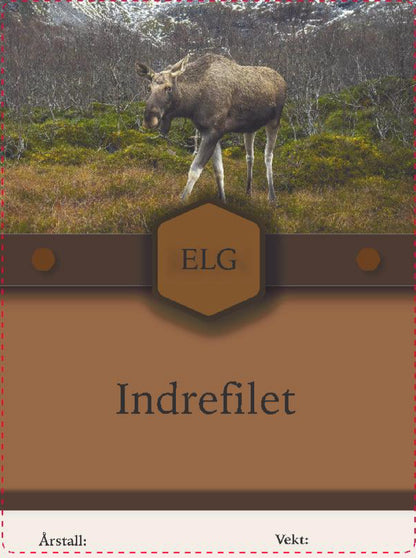 Elg merkelapper/klisterlapper