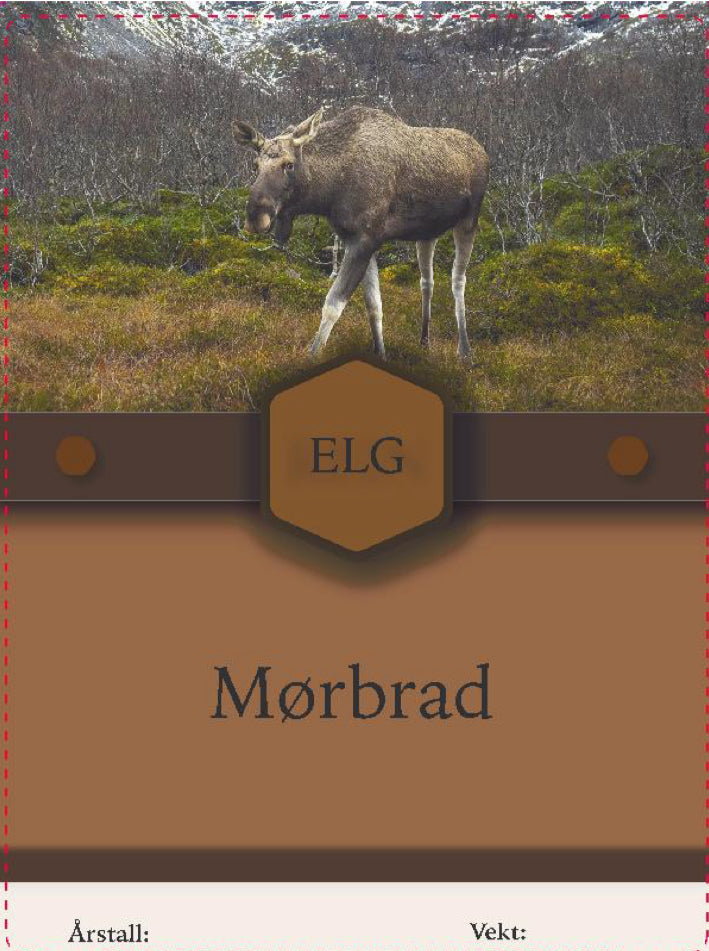 Elg merkelapper/klisterlapper