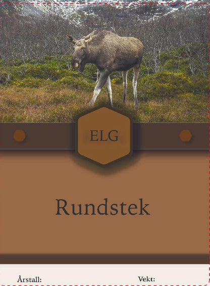 Elg merkelapper/klisterlapper