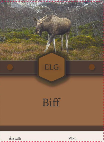 Elg merkelapper/klisterlapper