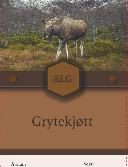 Elg merkelapper/klisterlapper