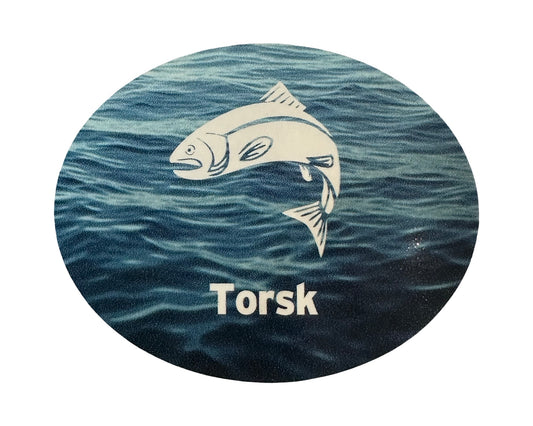 Merkelapper Torsk