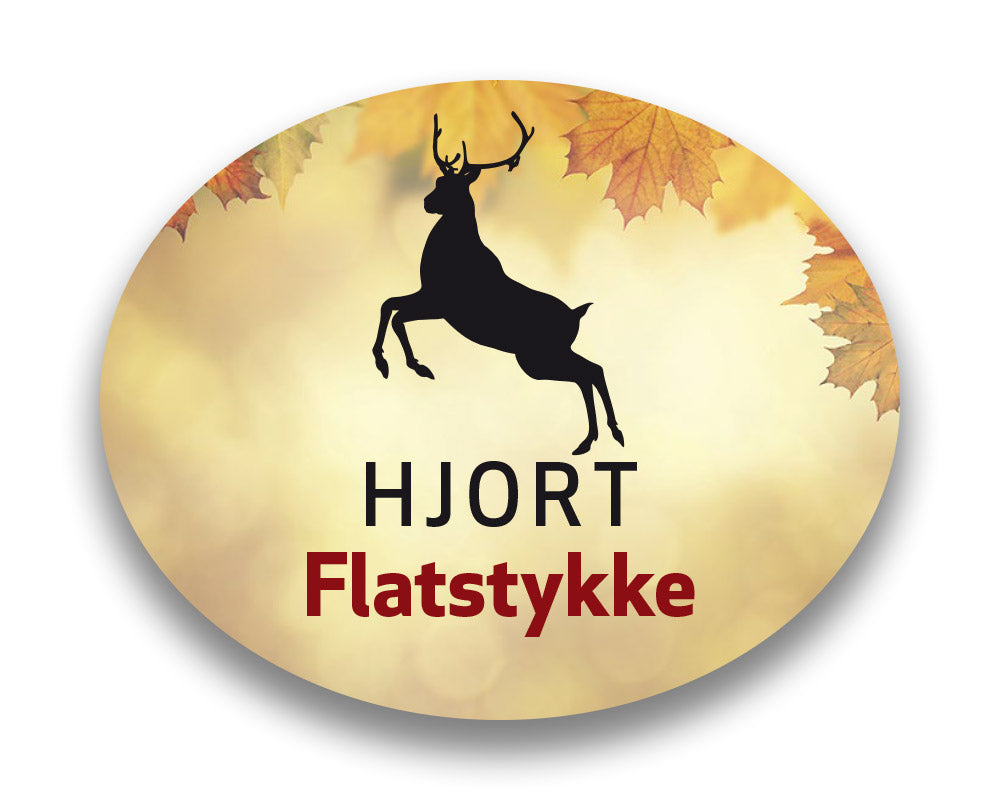 HJORT - Startpakke med etiketter for stykningsdeler