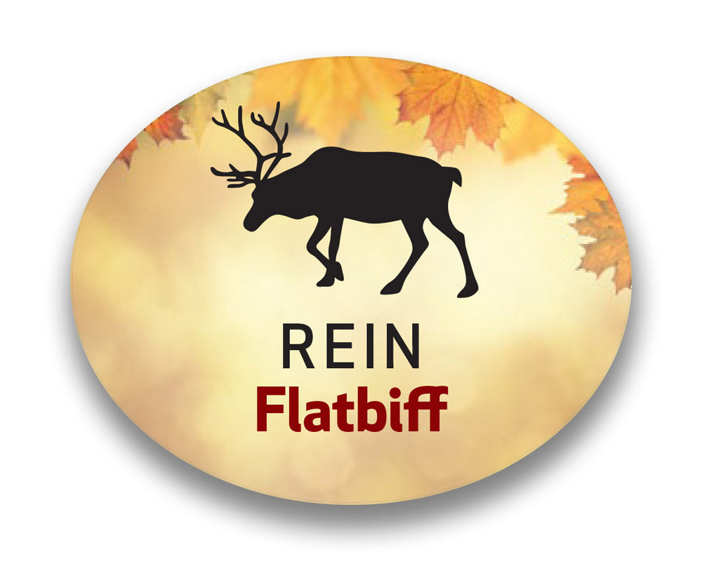 REIN-etiketter, ark à 20 stk. Velg stykningsdeler.